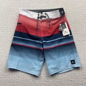 Ripcurl Mirage Board Shorts Boys Youth Sz 22 Surf Beach Skate NWT Read Colorful